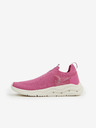 Geox Ružové dievčenské slip on tenisky Geox