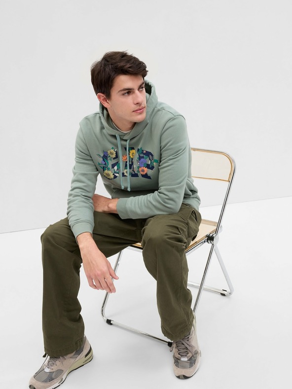 GAP Mikina vintage soft s logom