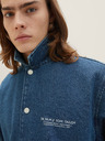 Tom Tailor Denim Tmavomodrá pánska džínsová bunda Tom Tailor Denim