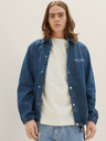 Tom Tailor Denim Tmavomodrá pánska džínsová bunda Tom Tailor Denim