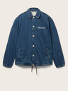 Tom Tailor Denim Tmavomodrá pánska džínsová bunda Tom Tailor Denim