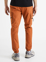 Celio Tehlové pánske cargo nohavice Celio Dozip