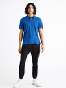 Celio Modré pánske polo tričko Celio Dechris