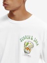 Scotch & Soda Biela pánska košeľa s dlhým rukávom Scotch & Soda