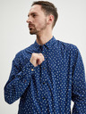 Scotch & Soda Tmavomodrá vzorovaná pánska košeľa Scotch & Soda