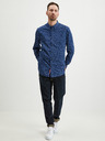 Scotch & Soda Tmavomodrá vzorovaná pánska košeľa Scotch & Soda