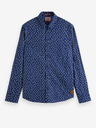 Scotch & Soda Tmavomodrá vzorovaná pánska košeľa Scotch & Soda