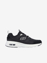 Skechers Čierne pánske tenisky so semišovými detailmi Skechers