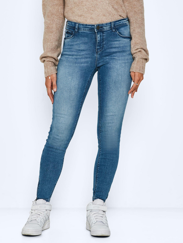 Noisy May Modré dámske skinny fit džínsy Noisy May Kimmy