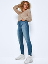 Noisy May Modré dámske skinny fit džínsy Noisy May Kimmy