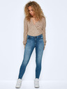Noisy May Modré dámske skinny fit džínsy Noisy May Kimmy