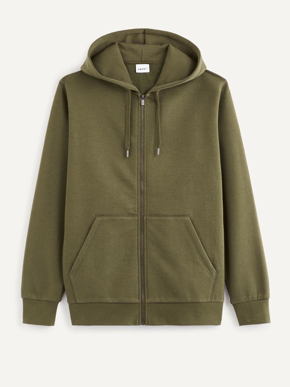 Celio Khaki pánska mikina Celio