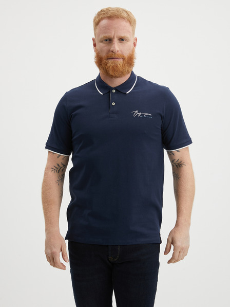 Jack & Jones Tmavomodrá pánska polokošeľa Jack & Jones Joshua