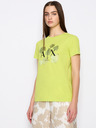 Armani Exchange Svetlozelené dámske tričko Armani Exchange