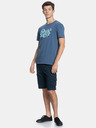 Quiksilver Modré tričko Quiksilver Quiksilver