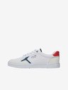 Jack & Jones Biele pánske tenisky so semišovými detailmi Jack & Jones Uston