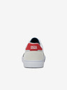 Jack & Jones Biele pánske tenisky so semišovými detailmi Jack & Jones Uston