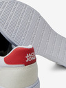 Jack & Jones Biele pánske tenisky so semišovými detailmi Jack & Jones Uston