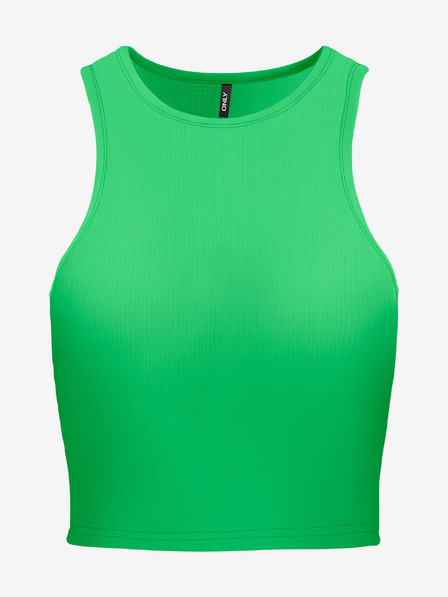 ONLY Svetlozelený dámsky crop top tielko ONLY Belia