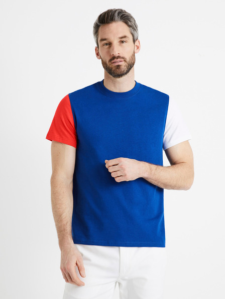 Celio Modré pánske tričko Celio Denautic