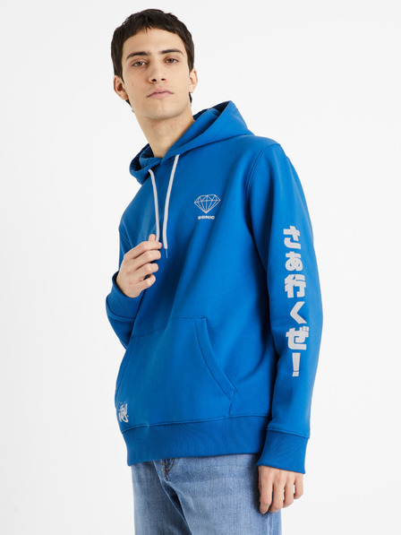 Celio Modrá pánska mikina Celio Sonic