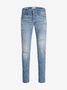 Jack & Jones Modré pánske úzke džínsy Jack & Jones Glenn