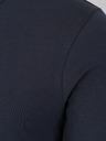 Jack & Jones Tmavomodré pánske tričko s dlhým rukávom Jack & Jones Basic