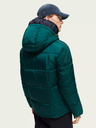 Scotch & Soda Tmavozelená pánska zimná bunda Scotch & Soda