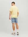 Jack & Jones Svetložltá pánska košeľa Jack & Jones Splash