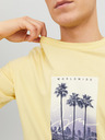 Jack & Jones Svetložltá pánska košeľa Jack & Jones Splash