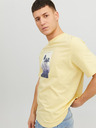 Jack & Jones Svetložltá pánska košeľa Jack & Jones Splash