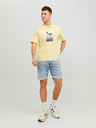 Jack & Jones Svetložltá pánska košeľa Jack & Jones Splash