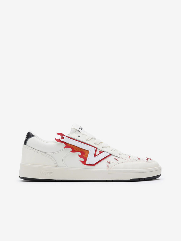 Vans Biele pánske kožené tenisky VANS Lowland CC FLM 2