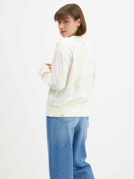 Ragwear Krémová dámska vzorovaná mikina Ragwear Delain Ombre