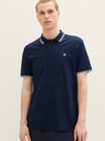 Tom Tailor Denim Tmavomodrá pánska polokošeľa Tom Tailor Denim