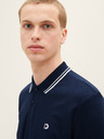Tom Tailor Denim Tmavomodrá pánska polokošeľa Tom Tailor Denim