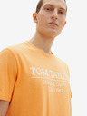 Tom Tailor Oranžové pánske tričko Tom Tailor