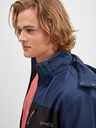Jack & Jones Tmavomodrá pánska ľahká bunda s kapucňou Jack & Jones Tyson