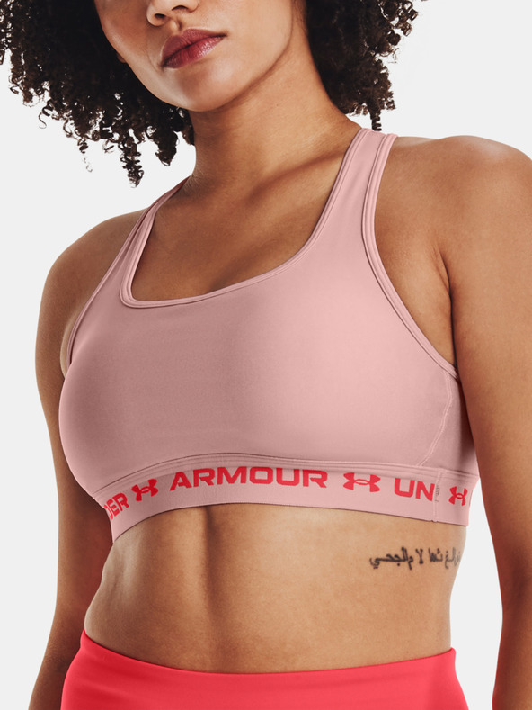 Under Armour UA Crossback Mid Hthr Športová podprsenka