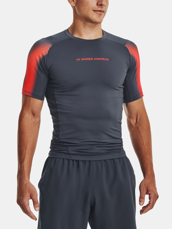 Under Armour UA HG Armour Novelty SS-GRY Tričko