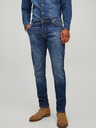 Jack & Jones Modré pánske slim fit džínsy Jack & Jones Glenn
