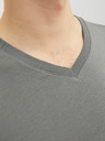 Jack & Jones Šedé pánske základné tričko Jack & Jones Organic