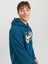 Jack & Jones Modrá pánska mikina Jack & Jones Logo