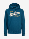 Jack & Jones Modrá pánska mikina Jack & Jones Logo