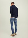 Jack & Jones Modré pánske slim fit džínsy Jack & Jones Glenn