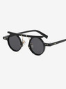 VEYREY Čierne unisex slnečné okuliare VeyRey Steampunk Punnyostion