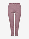 Pieces Ružové dámske džínsy Mom Fit Pieces Kesia