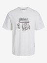 Jack & Jones Biele pánske tričko Jack & Jones Red Hook