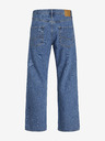 Jack & Jones Modré pánske džínsy širokého strihu Jack & Jones Eddie