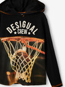Desigual Čierna chlapčenská mikina Desigual Jordan